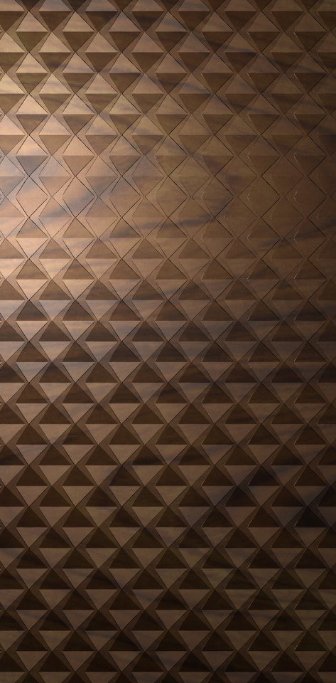 3D Wall Pannel - AW-520 Modern Geometric Diamond Relief Carving Design